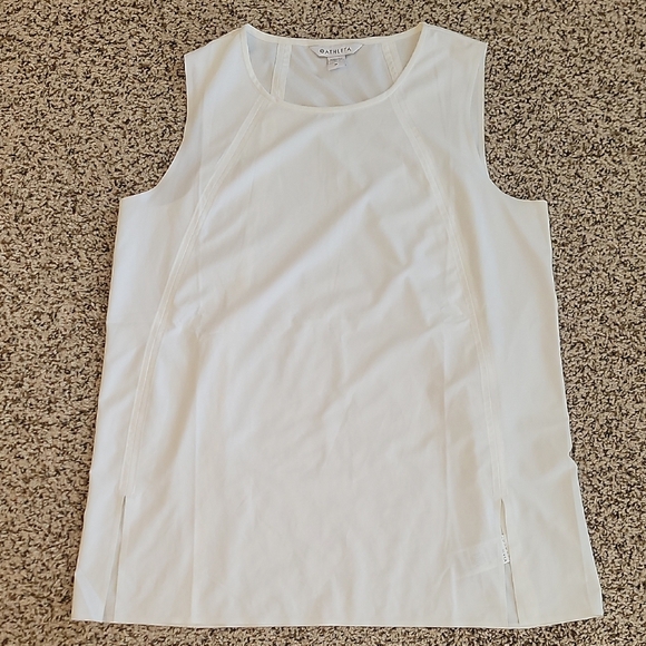 Athleta Tops - Athleta White Sleeveless Tank Top